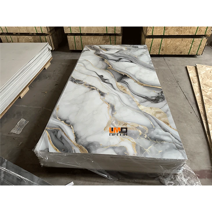 Fire Proof Wall Panel PCV/UV Marble